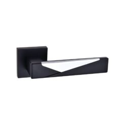 Дверна ручка 075-15E Black/CP